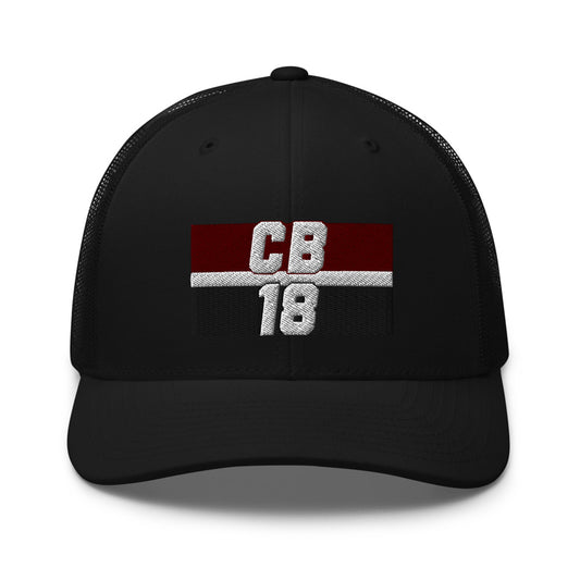 CB18 Black Trucker Hat