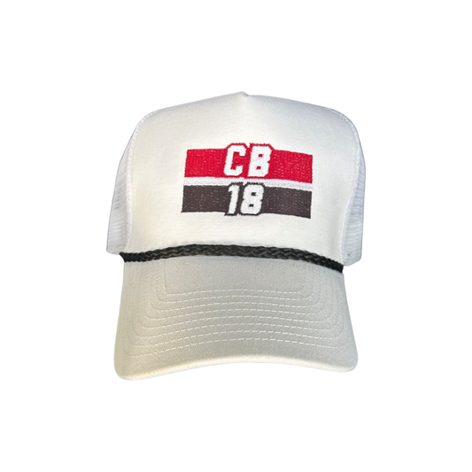 CB18 White Rope Hat