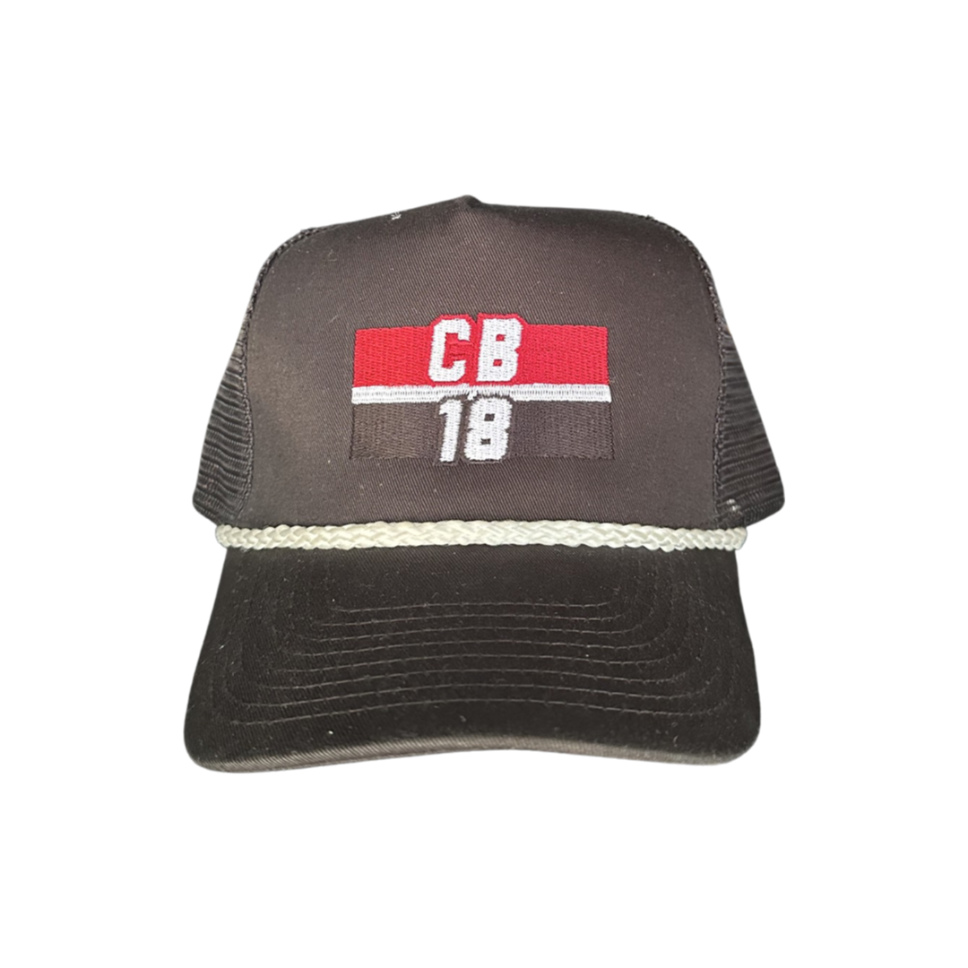 CB18 Black Rope Hat